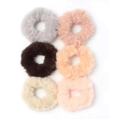 Picture of SCRUNCHIE FAUX FUR 7CM